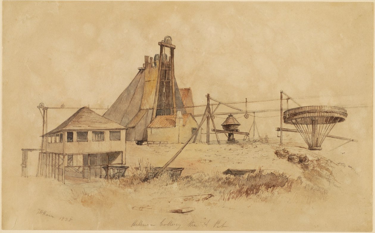 Kopalnia Hebburn, A Pit autorstwa Thomas H. Hair