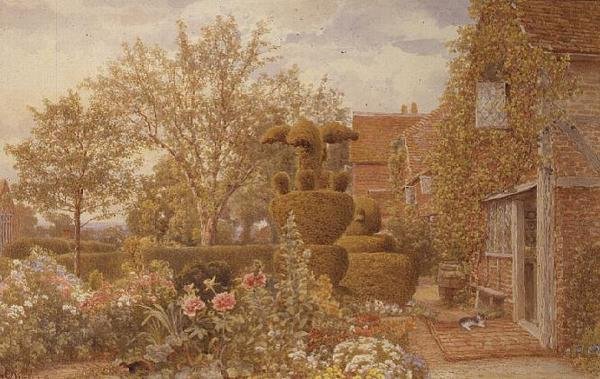 W West Horsley, Surrey autorstwa Thomas H. Hunn