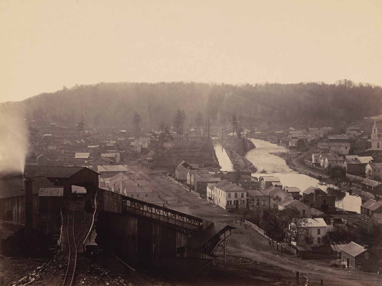 Archbald, Del.  Hudson Canal Co., ok. 1863-1865 (zdjęcie) autorstwa Thomas H. Johnson