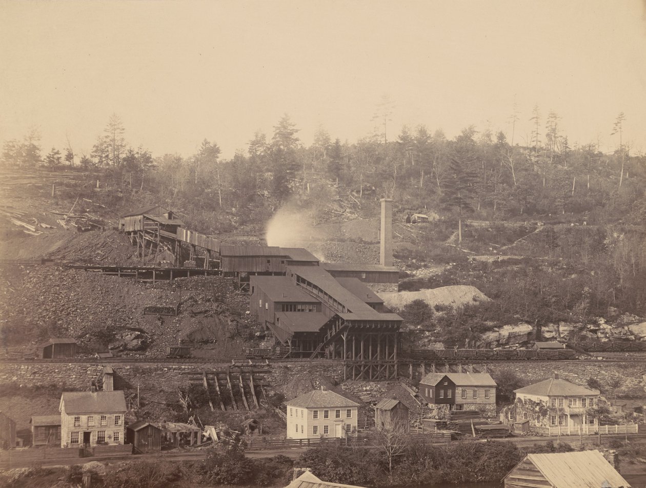 Łamacz Eaton and Co., Archibald, Del.  Hudson Canal Co., ok. 1863-1865 (zdjęcie) autorstwa Thomas H. Johnson