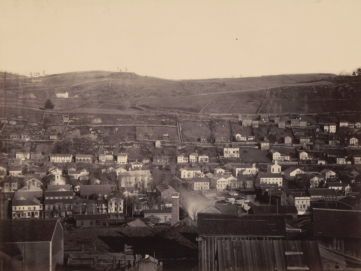 Honesdale, sekcja 4, Del.  Hudson Canal Co., ok. 1863-1865 (zdjęcie) autorstwa Thomas H. Johnson