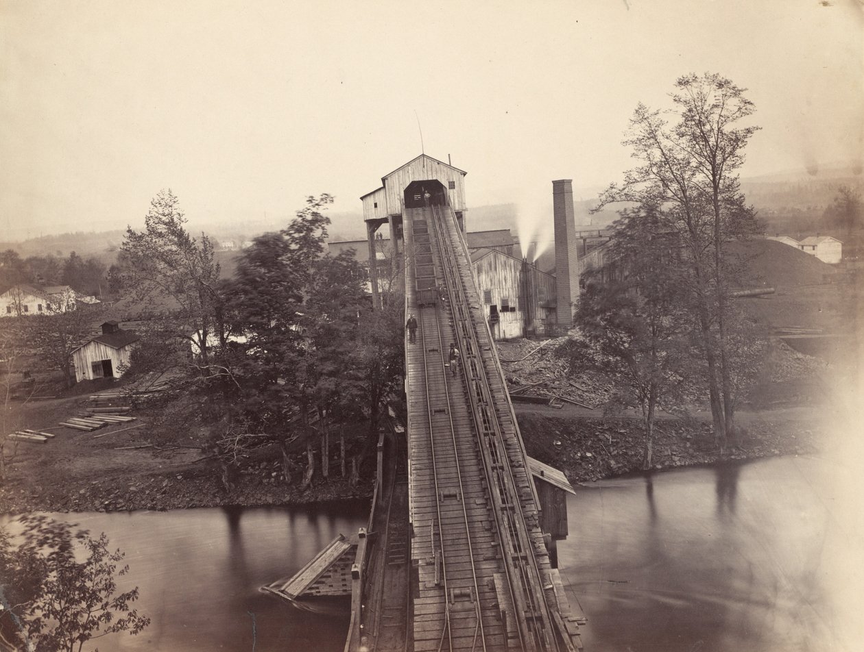 Von Storch Breaker, Del. & Hudson Canal Co. autorstwa Thomas H. Johnson