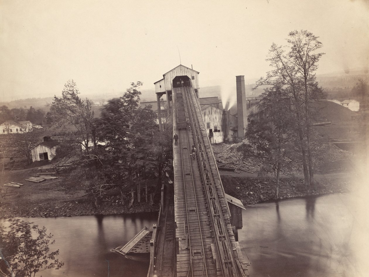 Von Storch Breaker, Del. & Hudson Canal Co. 1863-1865. autorstwa Thomas H. Johnson