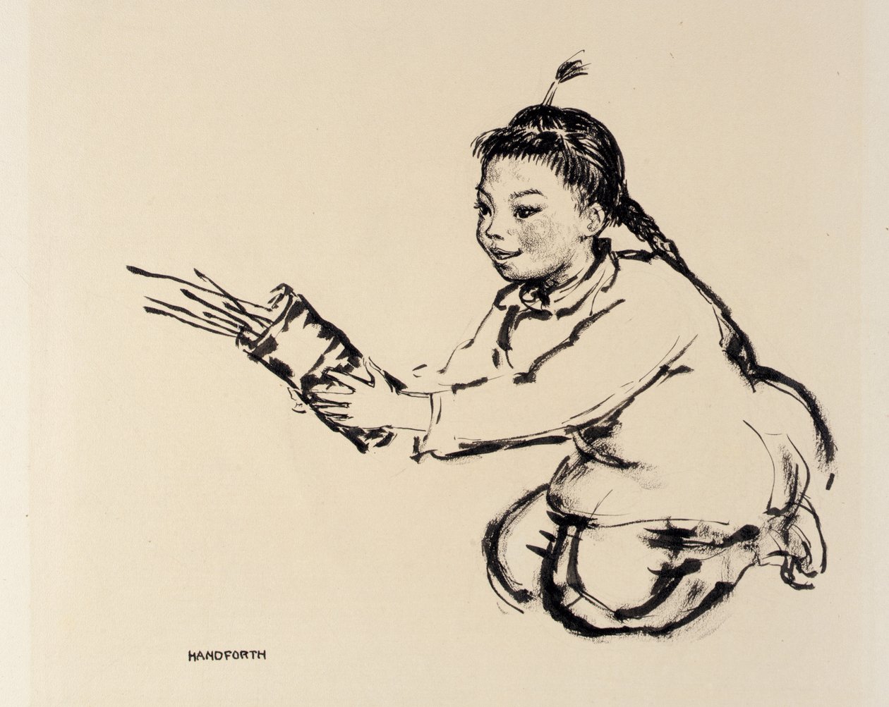 Chińska dziewczyna autorstwa Thomas Handforth