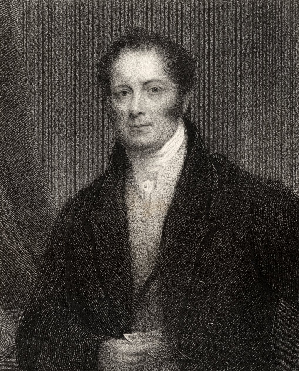 Edward Baines, sztych. J. Cochran, z „Narodowej Galerii Portretów, tom V”, wydana ok. 1835 r. autorstwa Thomas Hargreaves
