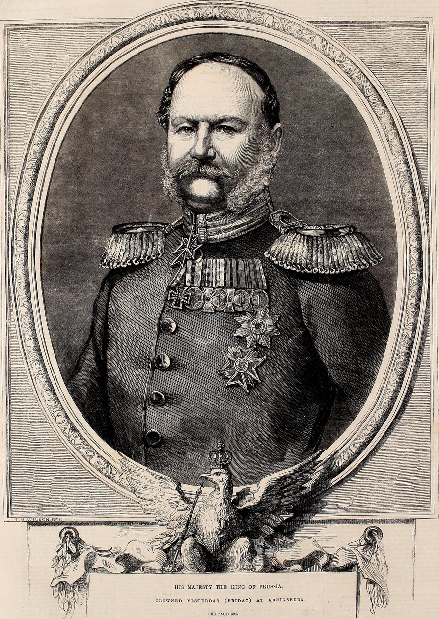 Jego Wysokość Król Prus, koronowany wczoraj (piątek) w Królewcu autorstwa Thomas Harrington Wilson