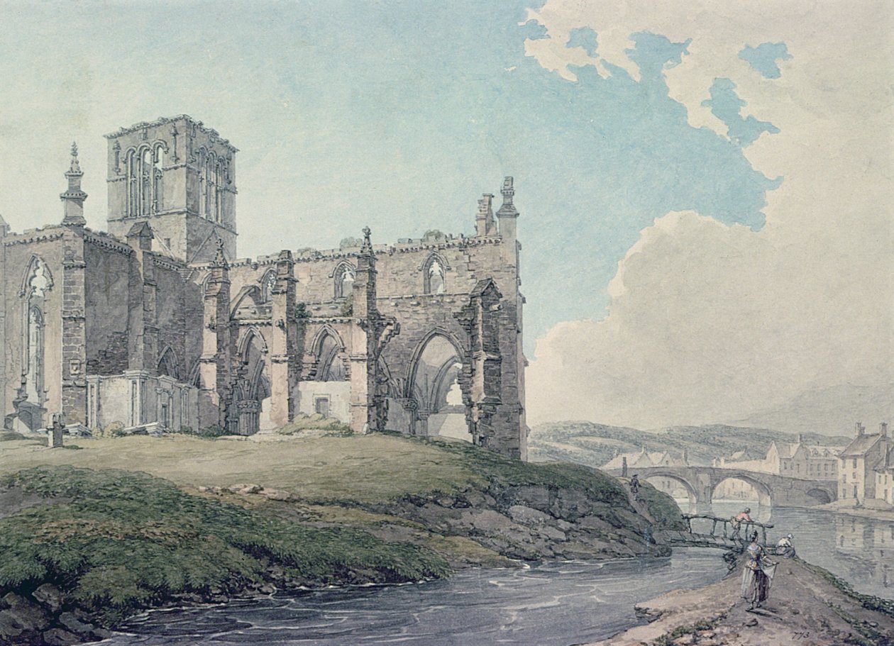 Prior Church, Haddington, 1786 autorstwa Thomas Hearne