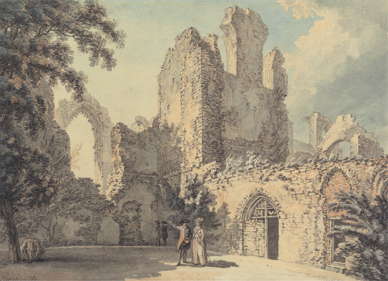 Ruiny opactwa Leiston autorstwa Thomas Hearne