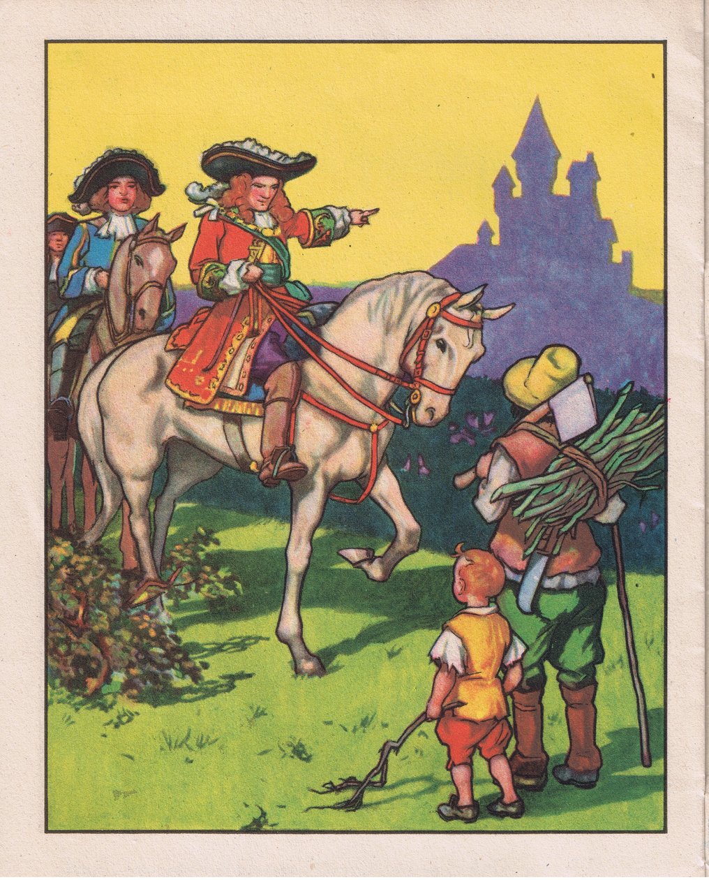 Przybył przystojny młody książę (litografia) autorstwa Thomas Heath Robinson