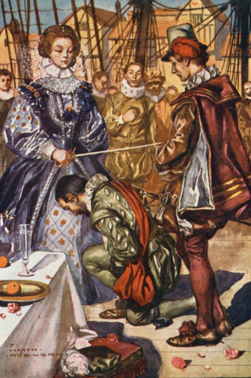 Ilustracja do życia Sir Francisa Drake