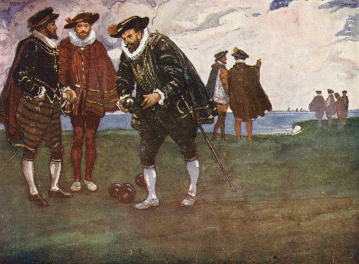 Ilustracja do życia Sir Francisa Drake
