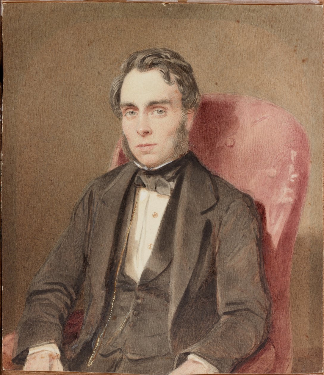 Portret Roberta Jamesona, handlarza żelazem (bodycolour) autorstwa Thomas Heathfield Carrick