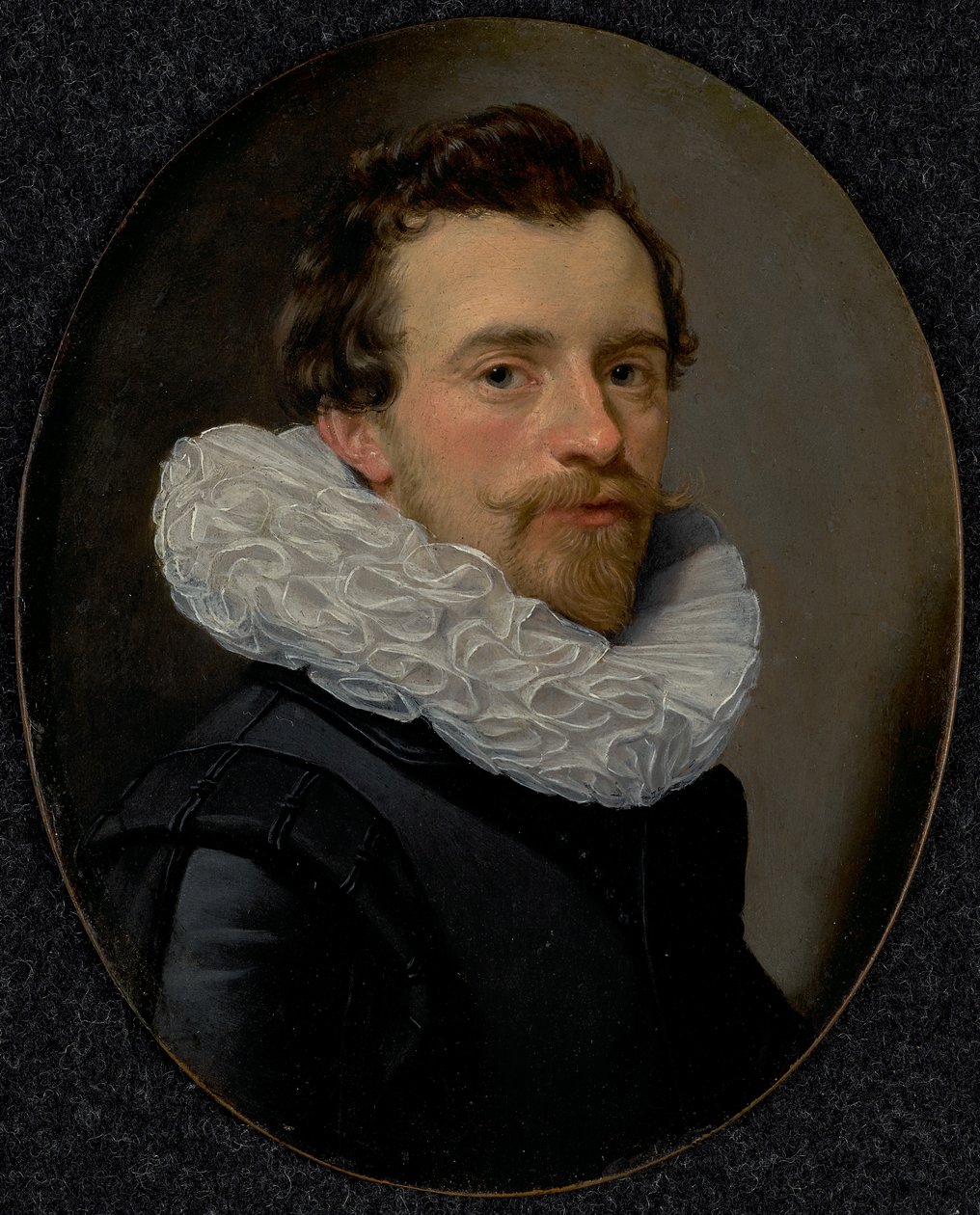 Portret młodego mężczyzny z rafią autorstwa Thomas Hendricksz. de Keyser