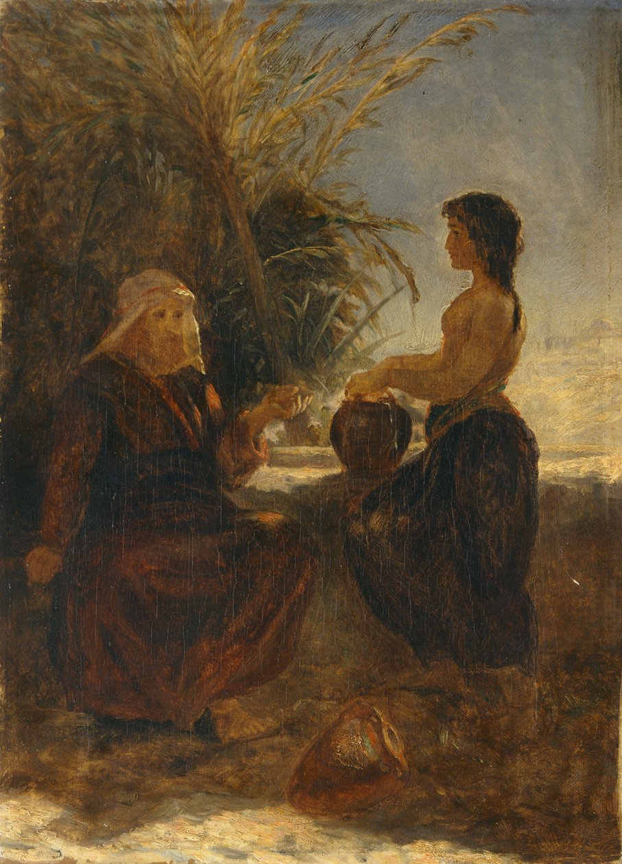 „Chrystus i niewiasta Samarii”, 1854-1915 autorstwa Thomas Henry Thomas