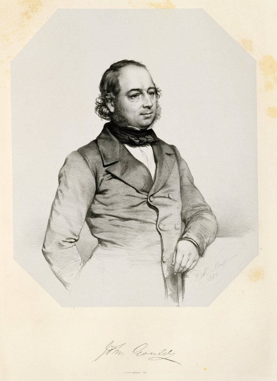 John Gould (1804-81) 1849 autorstwa Thomas Herbert Maguire