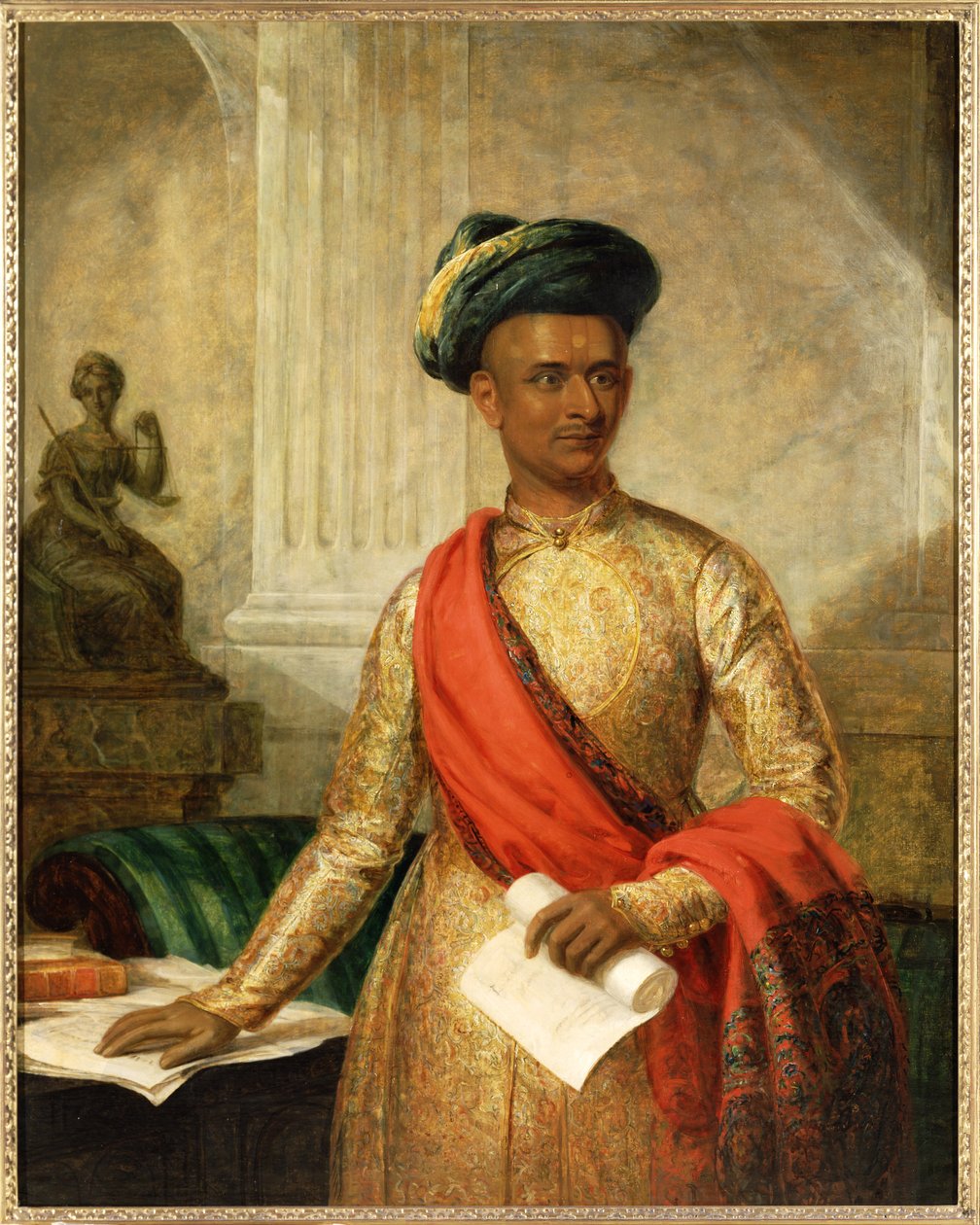 Purniya, naczelny minister Mysore, ok.1801 autorstwa Thomas Hickey