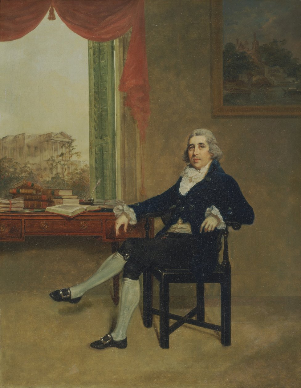Thomas Graham (1748-1843) Baron Lynedoch z Balgowan, ok. 1790 (olej na płótnie) autorstwa Thomas Hickey