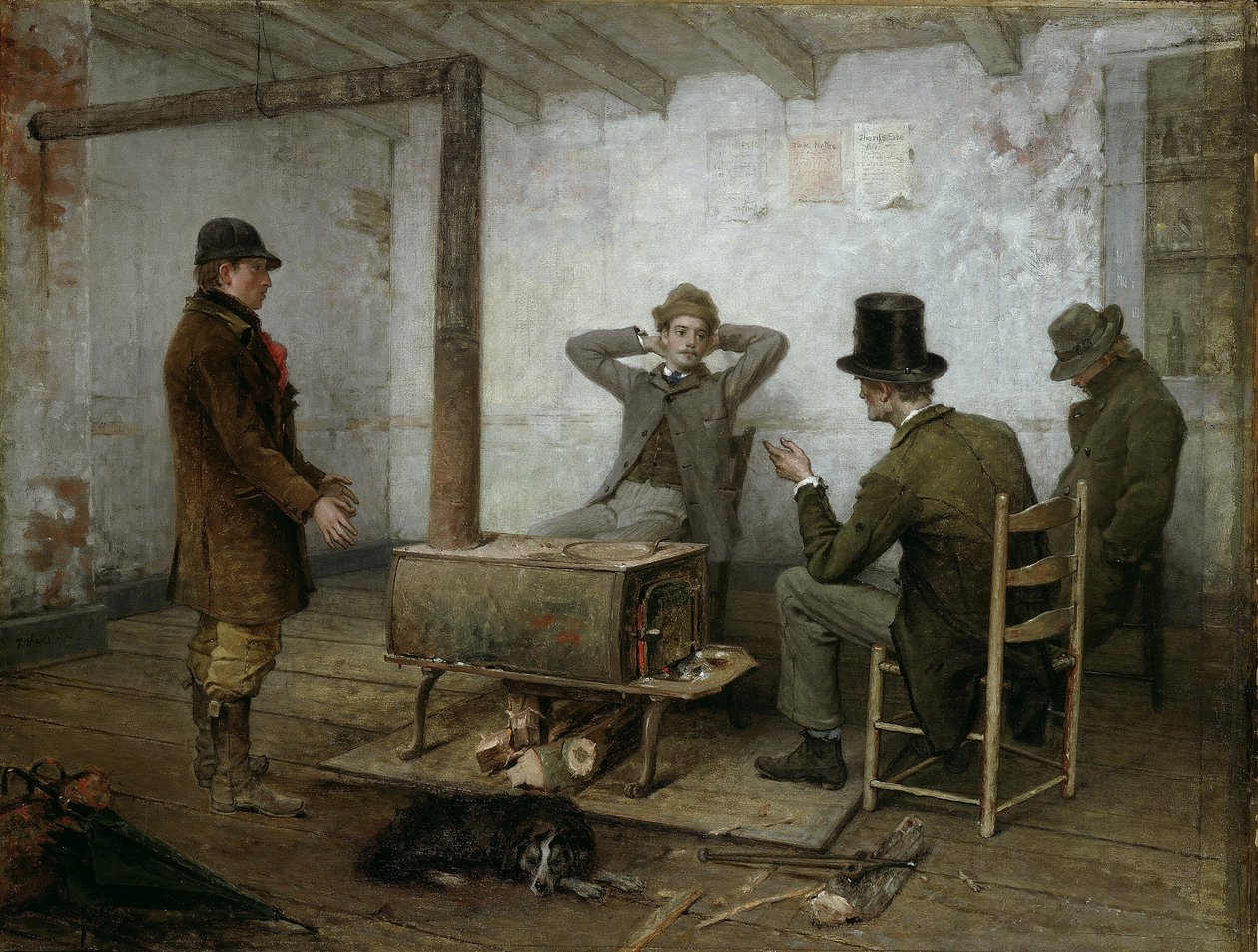 Przyjazne ostrzeżenie, 188190. autorstwa Thomas Hicks