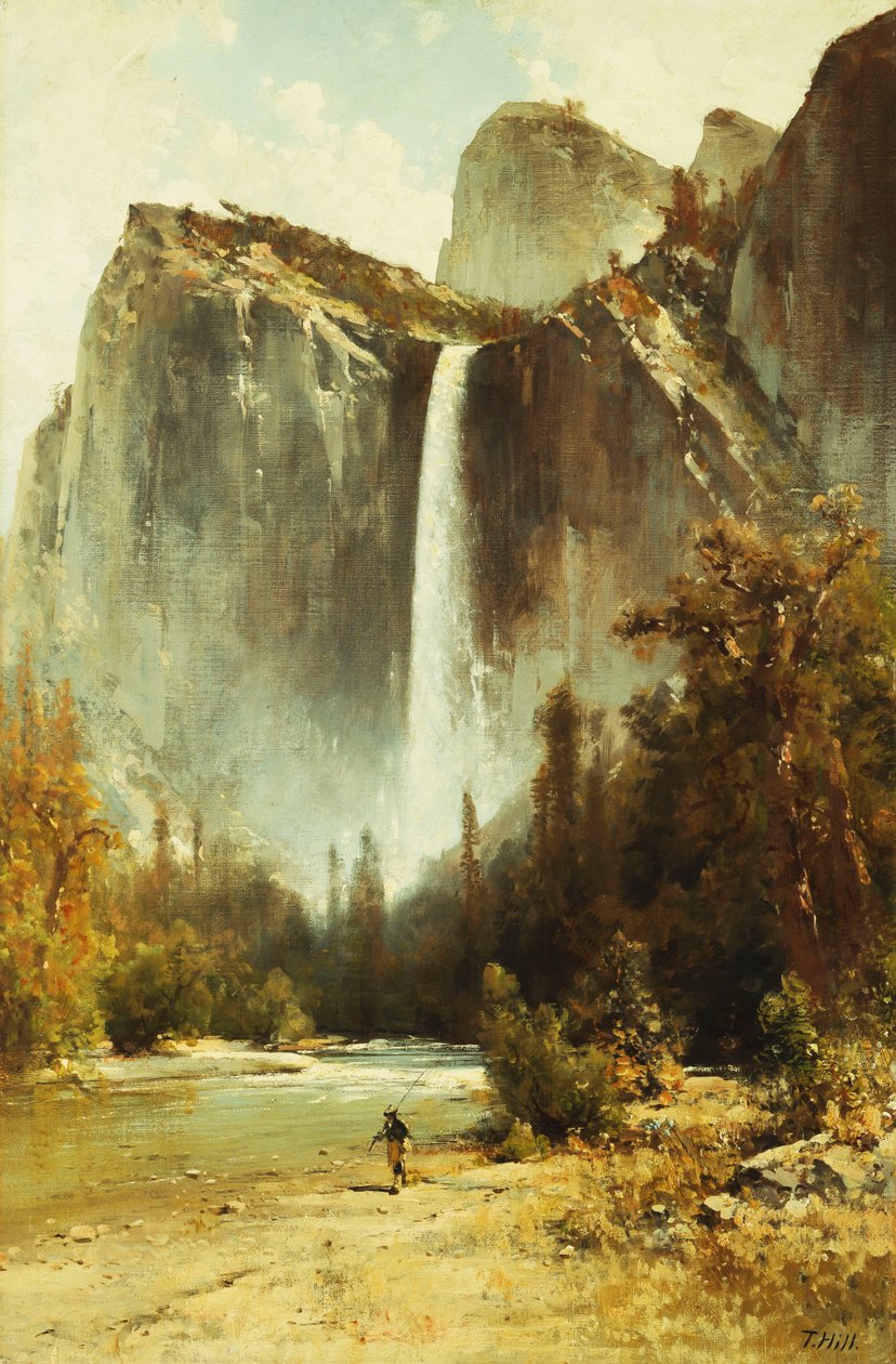 Wodospad Panny Młodej, Yosemite, autorstwa Thomas Hill