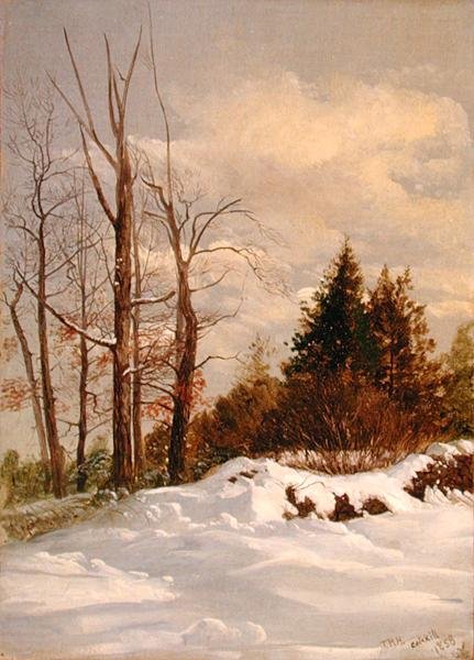 Zimowy krajobraz Catskill autorstwa Thomas Hiram Hotchkiss