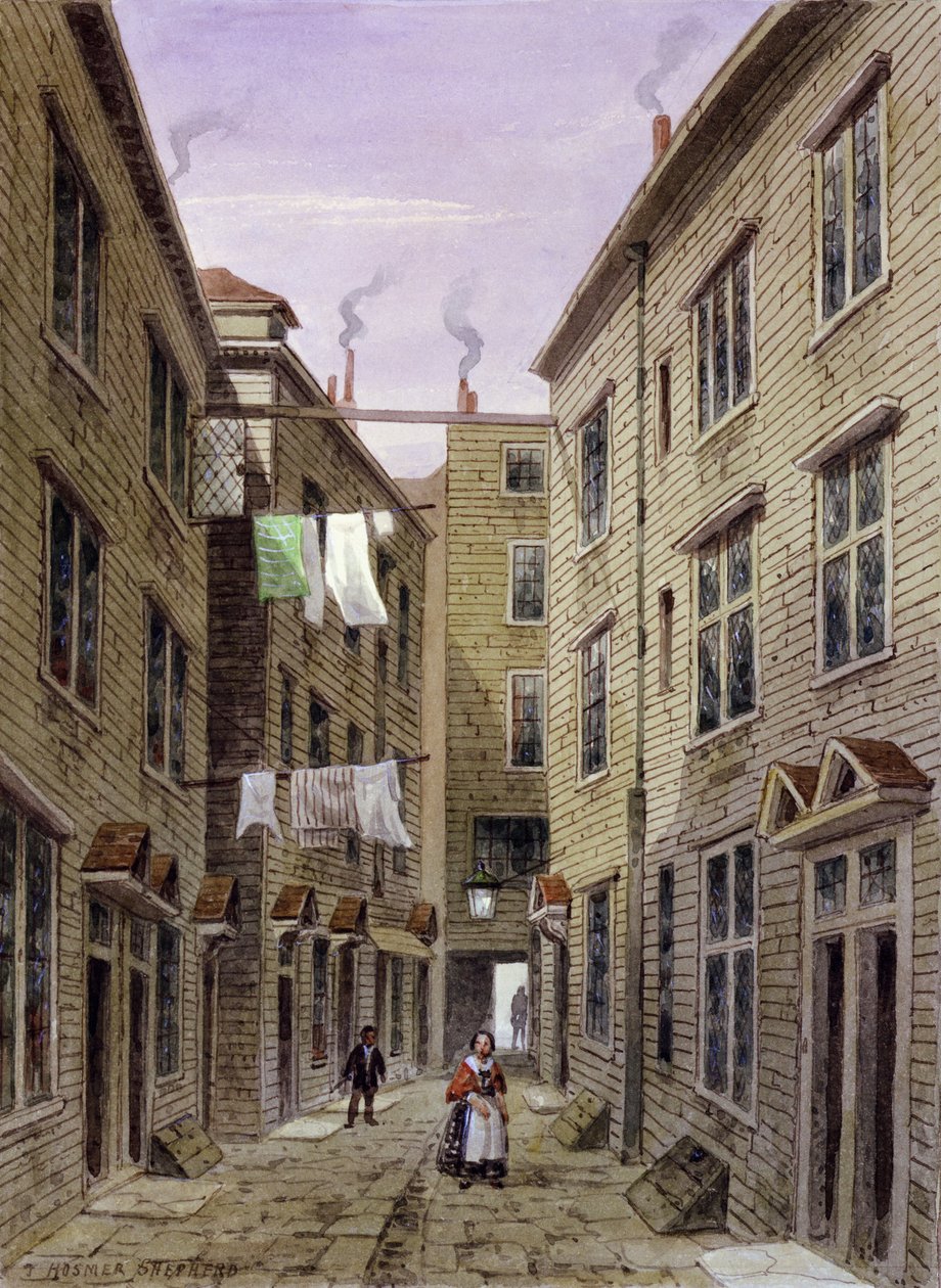 Boars Head Place, dawniej Boars Head Inn autorstwa Thomas Hosmer Shepherd