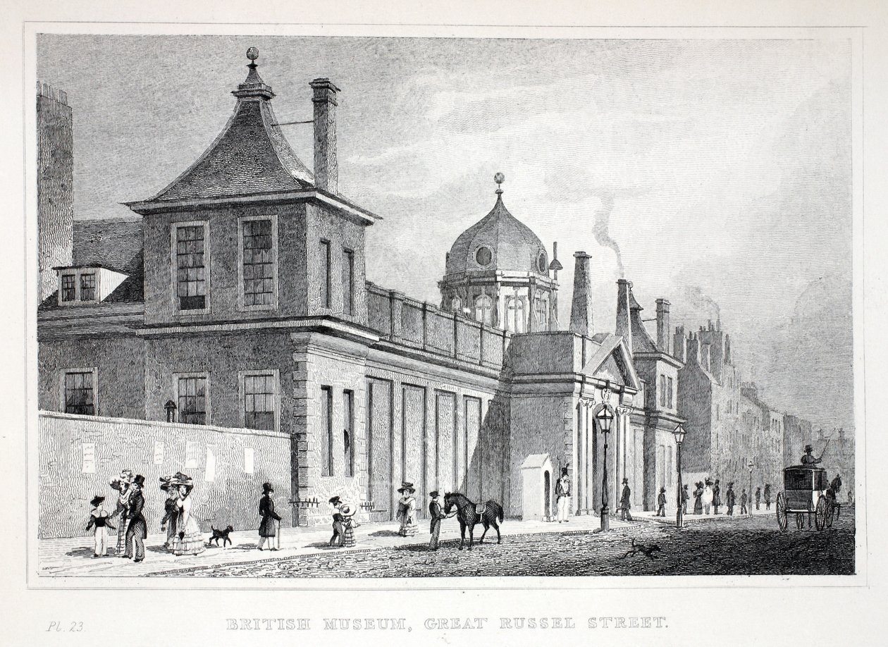 British Museum, Great Russell Street, z pubu "London and it