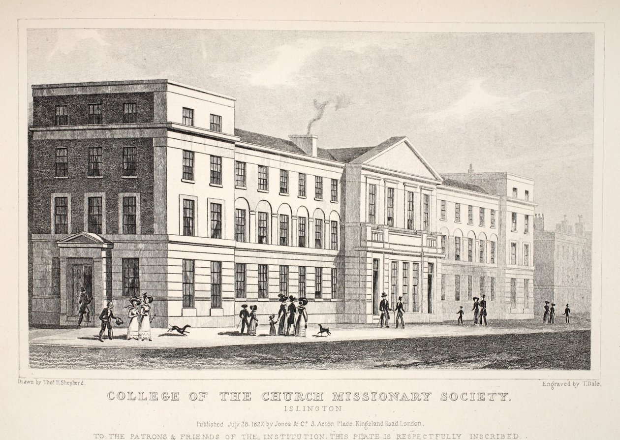 College of the Church Missionary Society, Islington, z "London and it