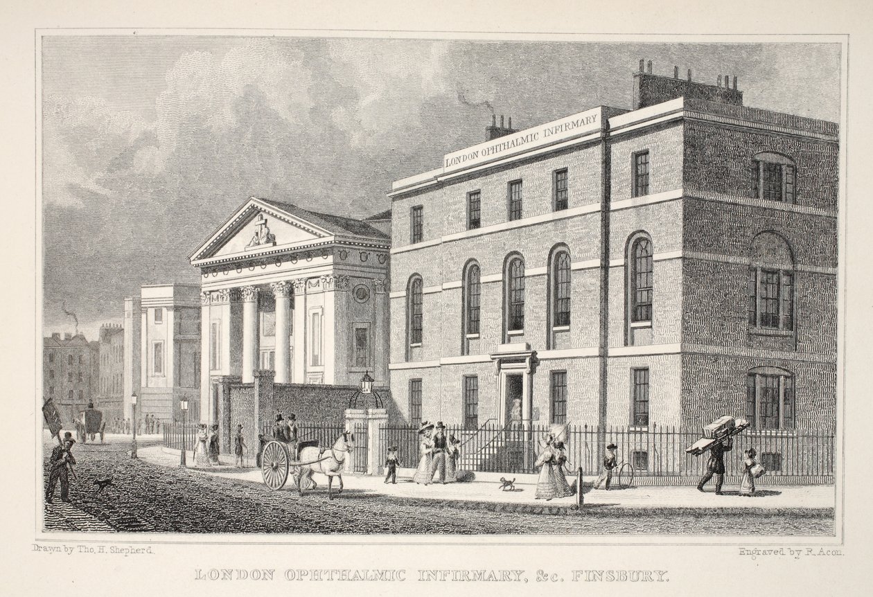 London Ophthalmic Infirmary itp. Finsbury, z pubu „London and it