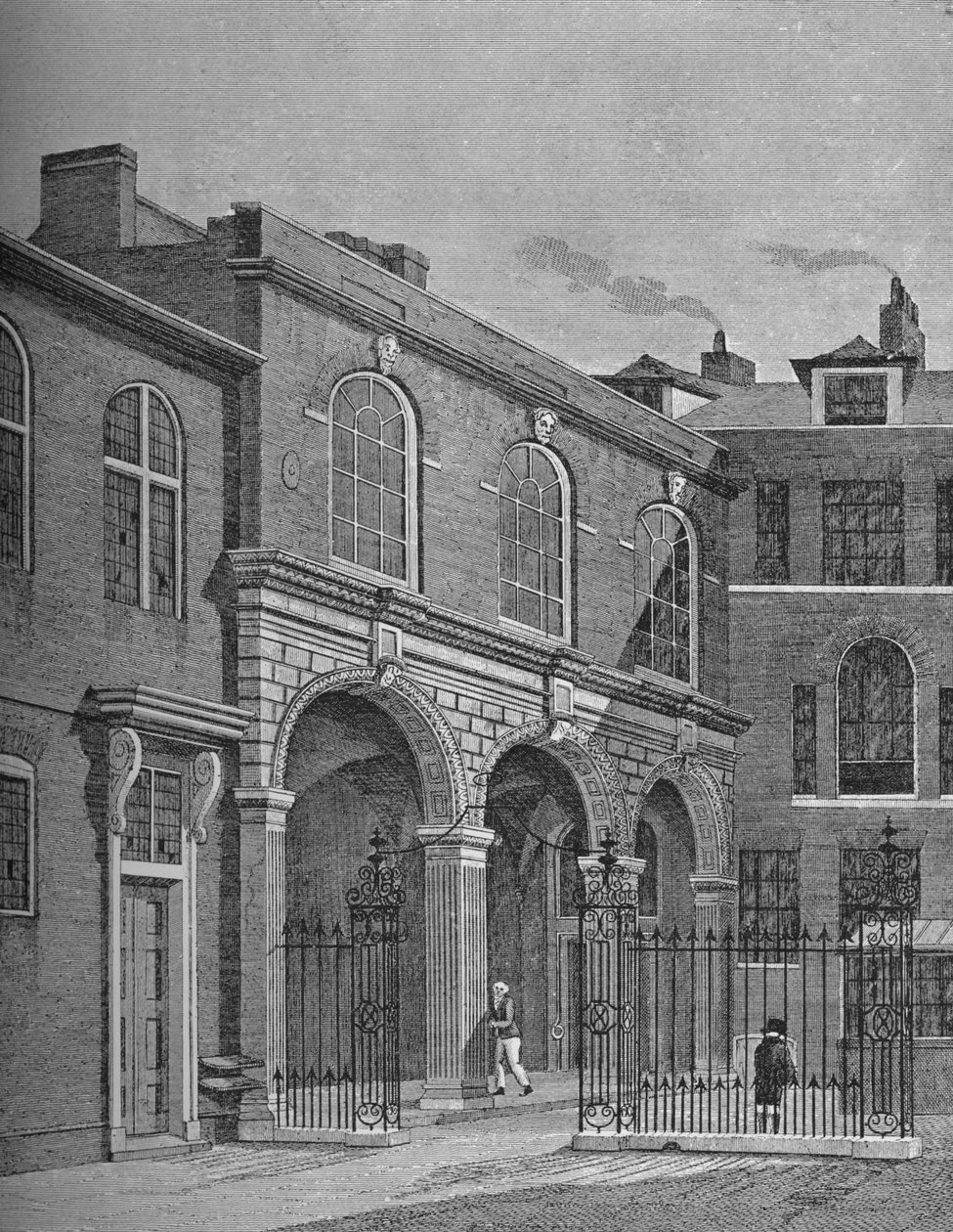 Salters Hall, City of London, 1822 1911 autorstwa Thomas Hosmer Shepherd