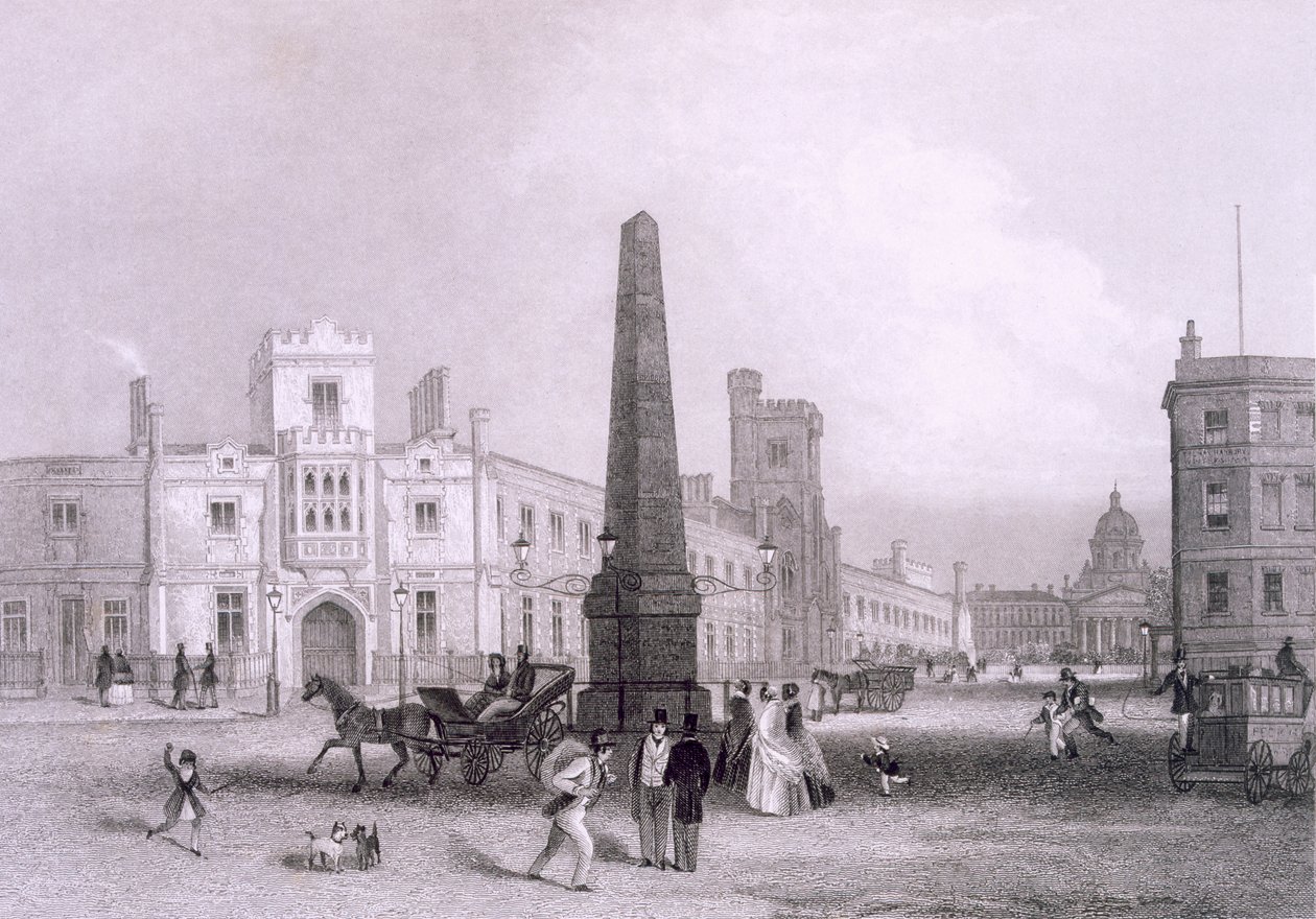 Szkoła dla Ubogich Niewidomych i Szpital Betlejemski, ok.1851-55 autorstwa Thomas Hosmer Shepherd