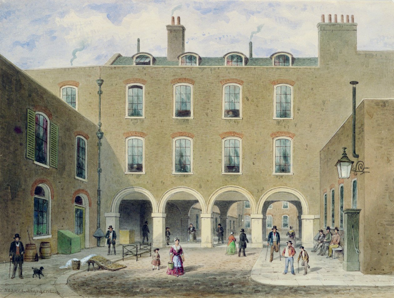 Szpital św. Tomasza, Southwark, Londyn autorstwa Thomas Hosmer Shepherd