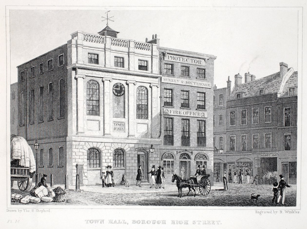 Ratusz, Borough High Street, z "London and it