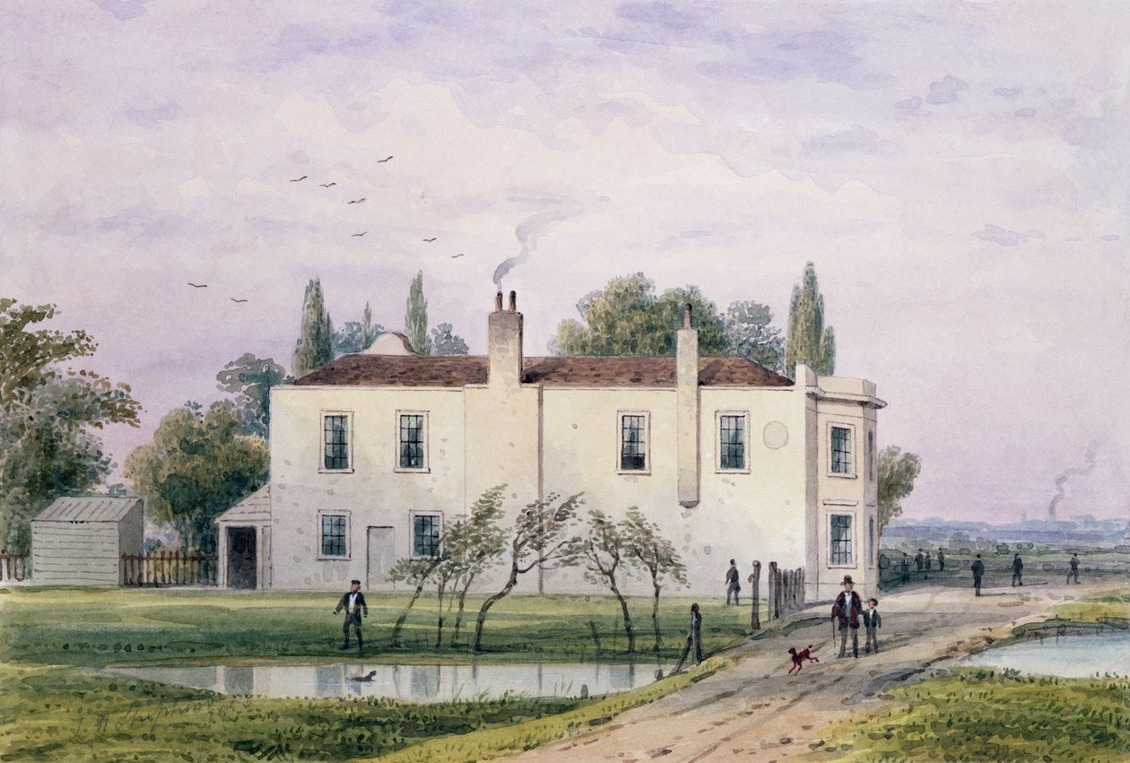 Widok Kopenhaskiego Domu, 1853 autorstwa Thomas Hosmer Shepherd