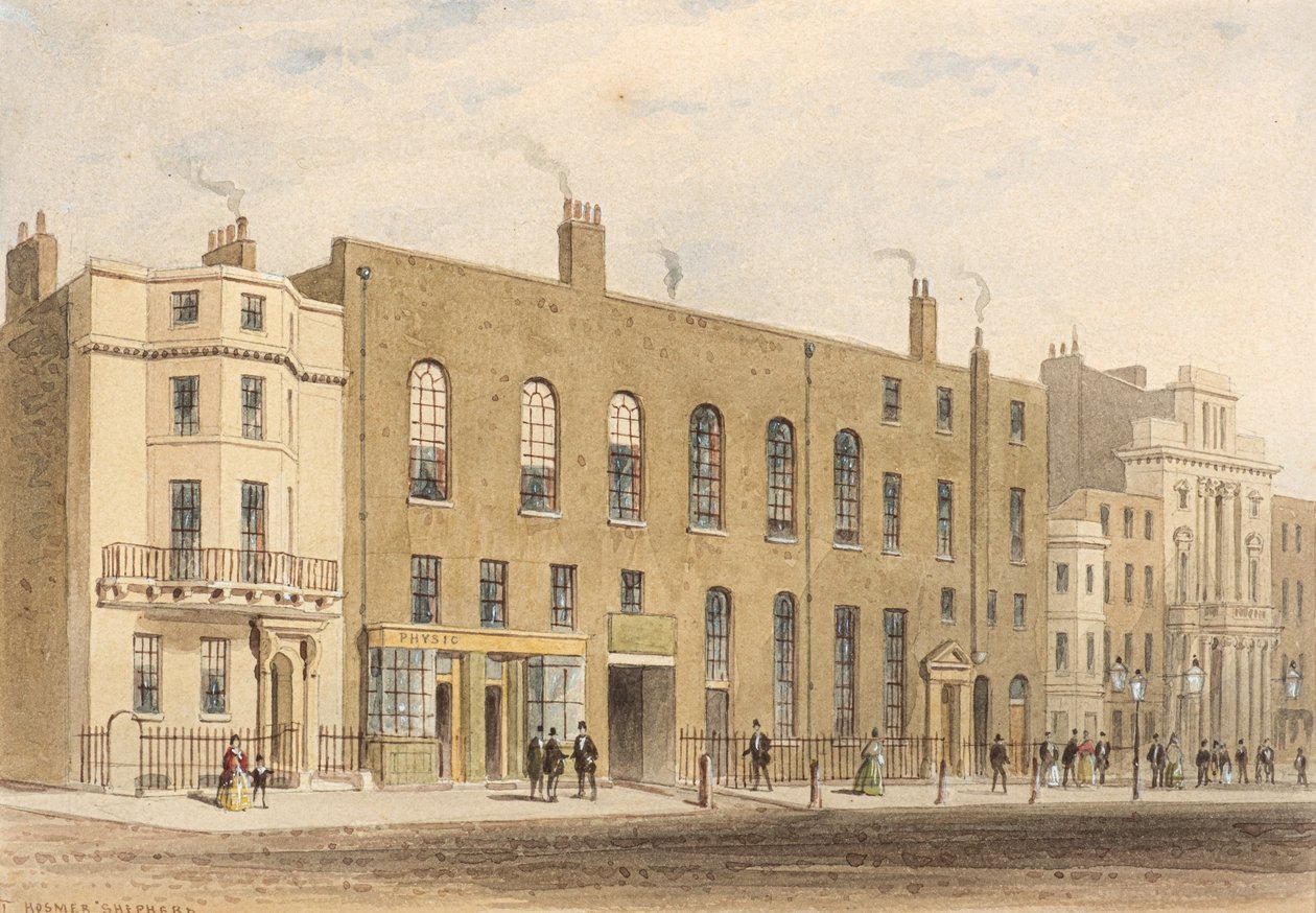 Willis Rooms, King Street, Londyn (akwarela) autorstwa Thomas Hosmer Shepherd