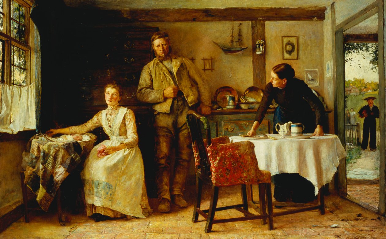 Powrót marynarza, autorstwa Thomas Hovenden