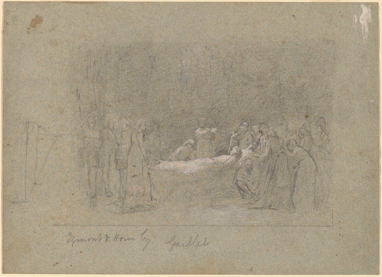 Egmont i Hoorn autorstwa Thomas Hovenden after Bernard Gaillot