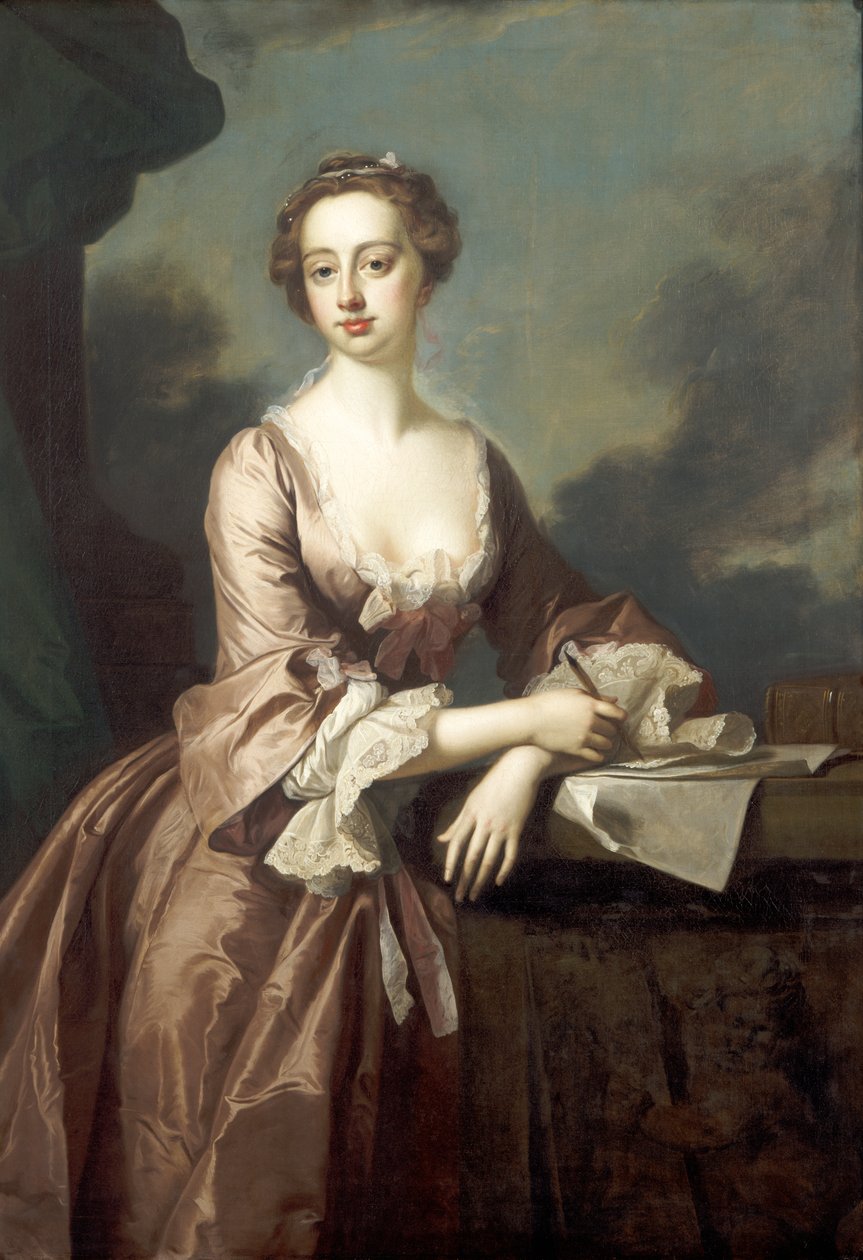 Mary Finch, wicehrabina Andover, 1746. autorstwa Thomas Hudson