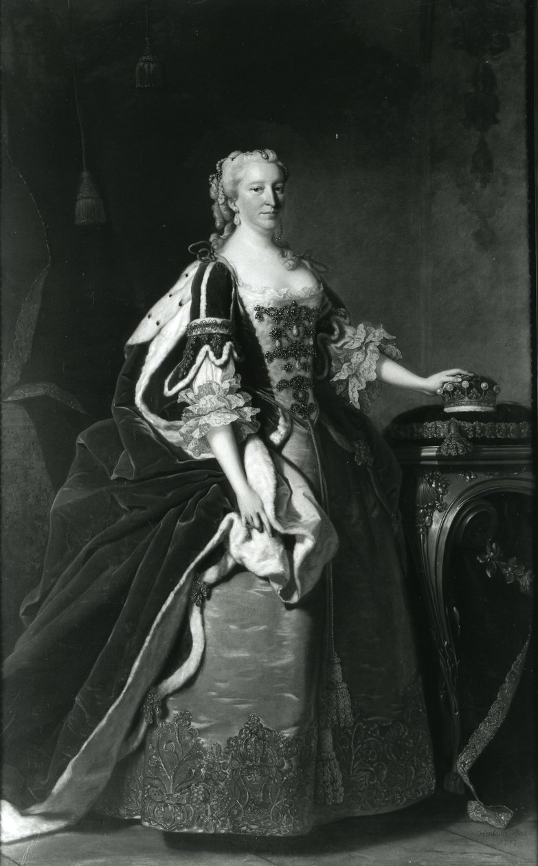 Portret lady Elżbiety Percy, hrabiny Northumberland autorstwa Thomas Hudson