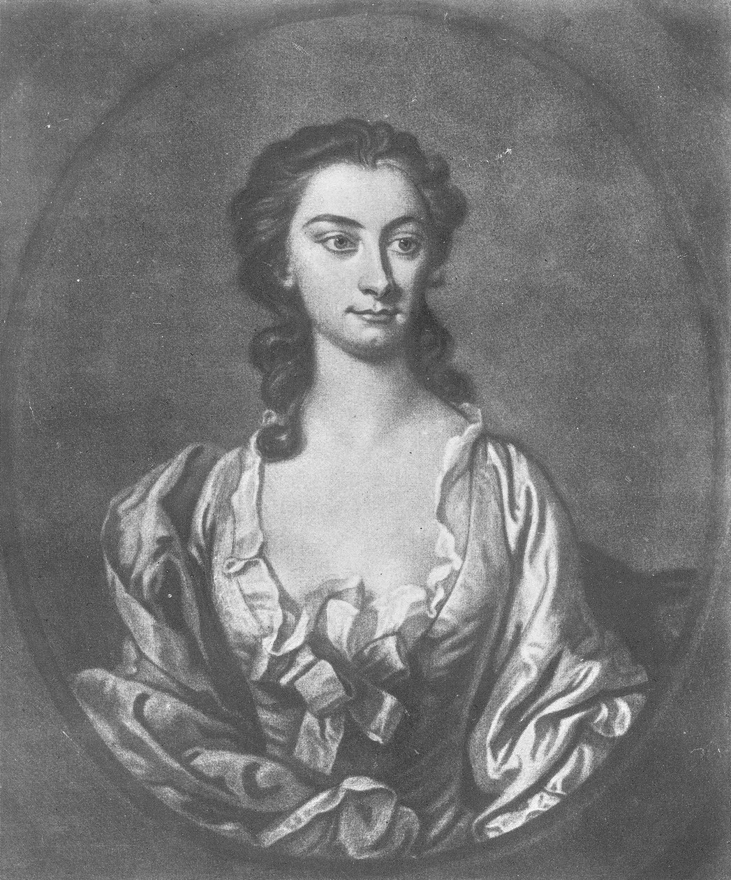 Portret pani Cibber (1714-66), aktorki i piosenkarki, rytowany przez Johna Fabera (1684-1756), 1746 autorstwa Thomas Hudson