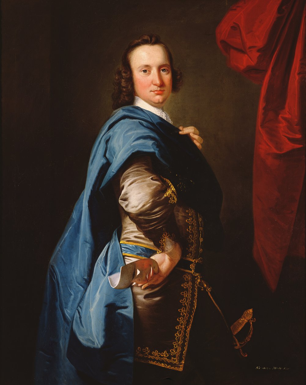 Sir John Abdy, Bt. autorstwa Thomas Hudson
