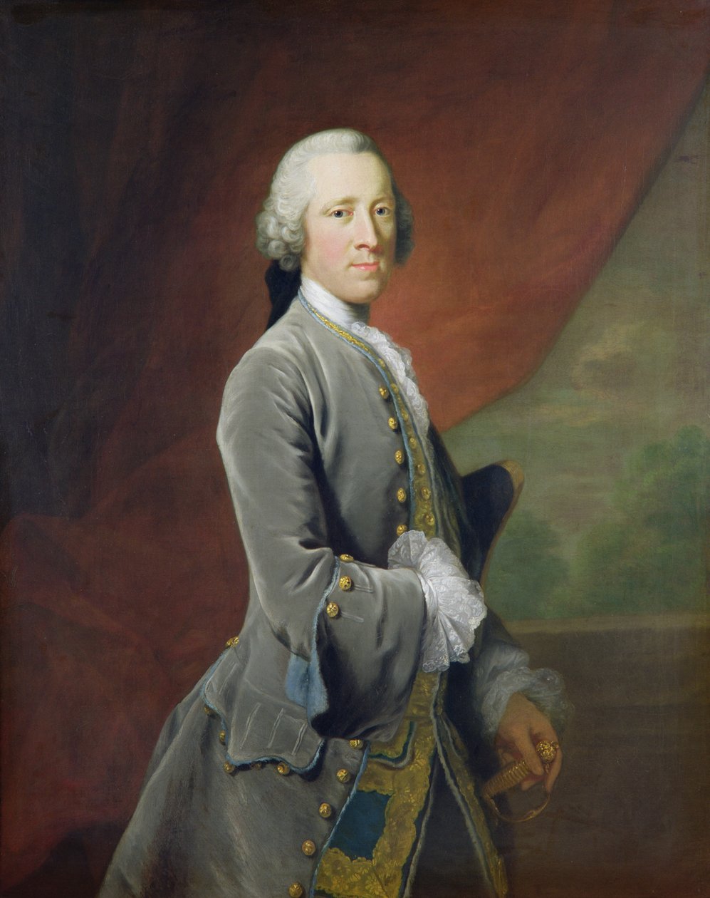William Cavendish, 4. książę Devonshire (olej na płótnie) autorstwa Thomas Hudson