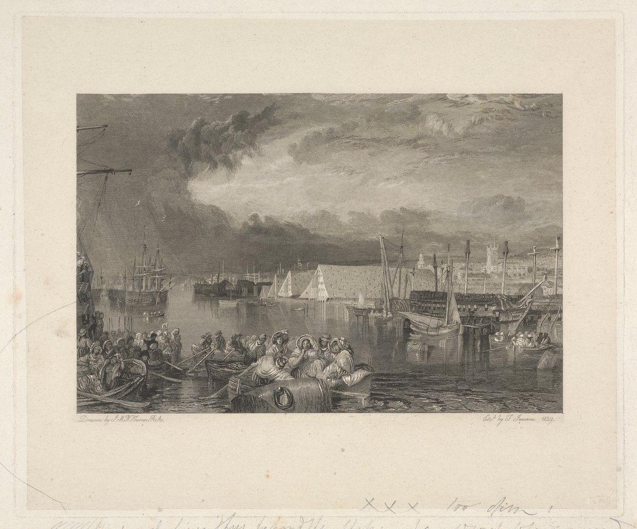 Devonport i Stocznia, Devonshire autorstwa Thomas Jeavons