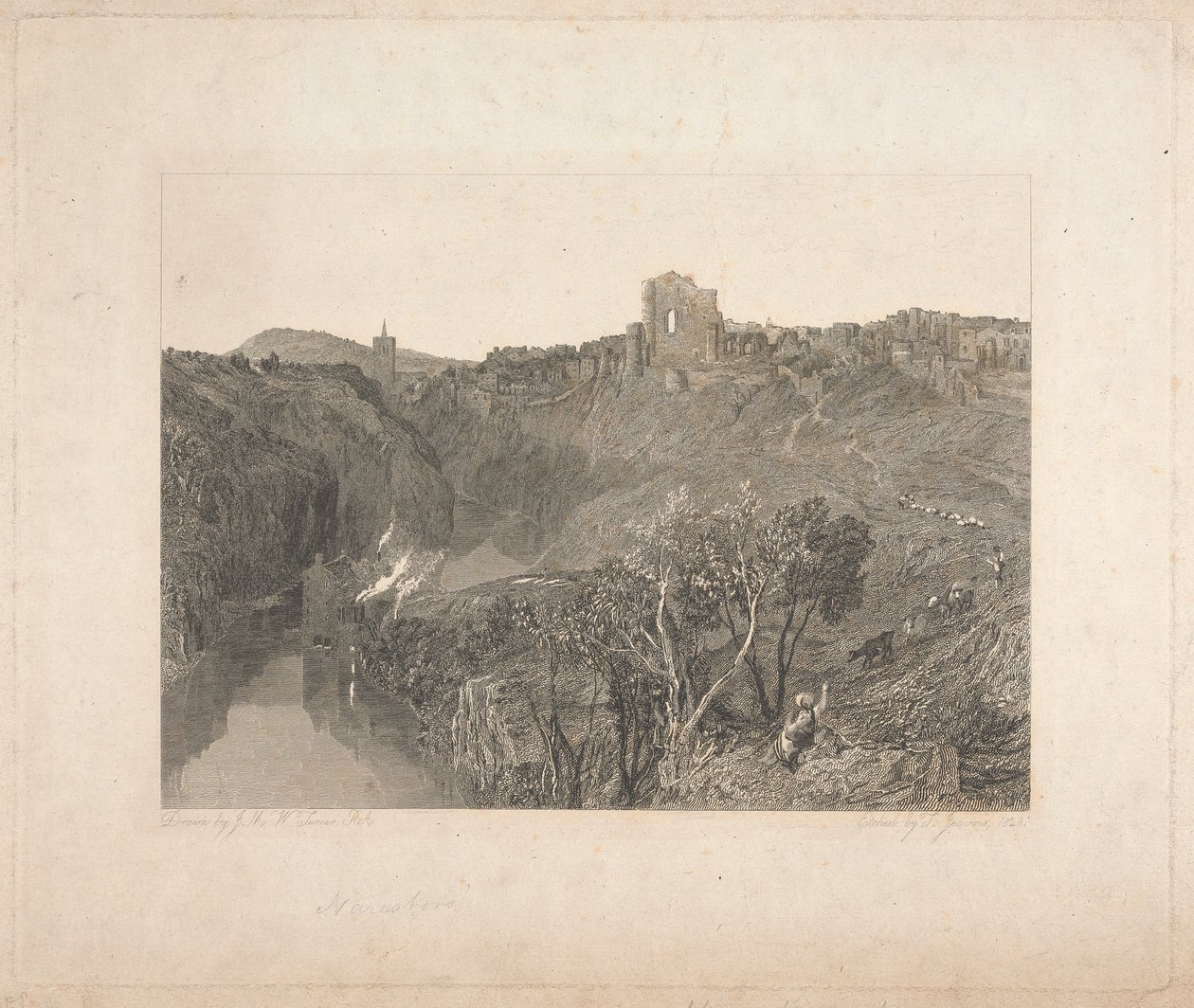 Knaresborough, Yorkshire autorstwa Thomas Jeavons
