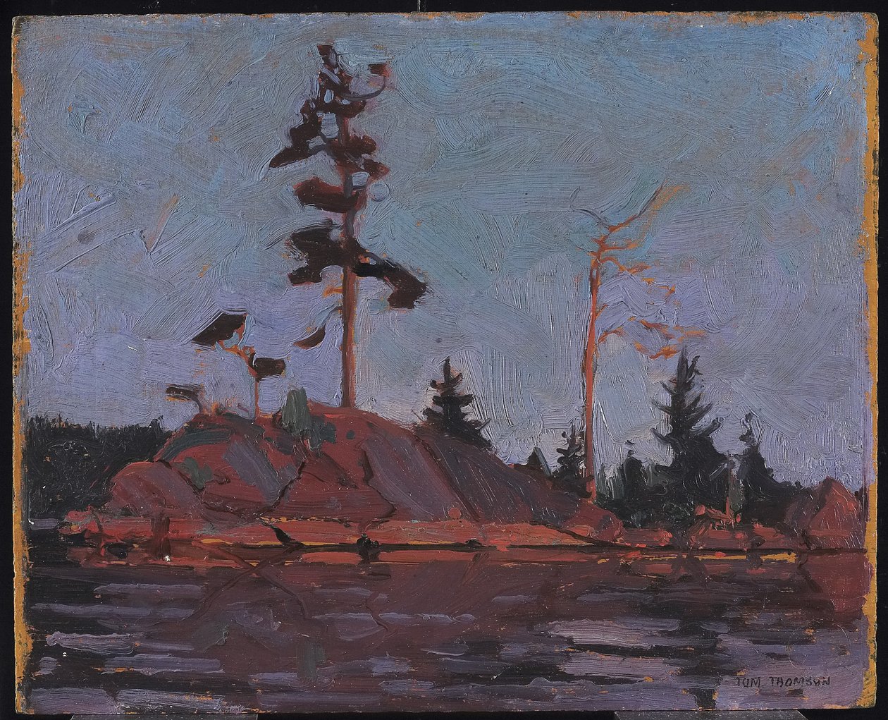Park Algonquin, 1916 (olej na płycie kompozytowej z drewna celulozowego) autorstwa Tom Thomson