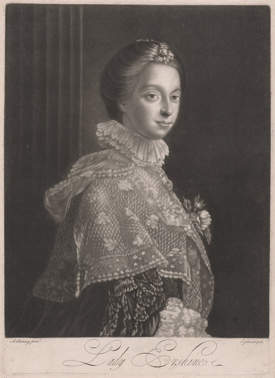 Pani Erskine autorstwa Thomas Johnson