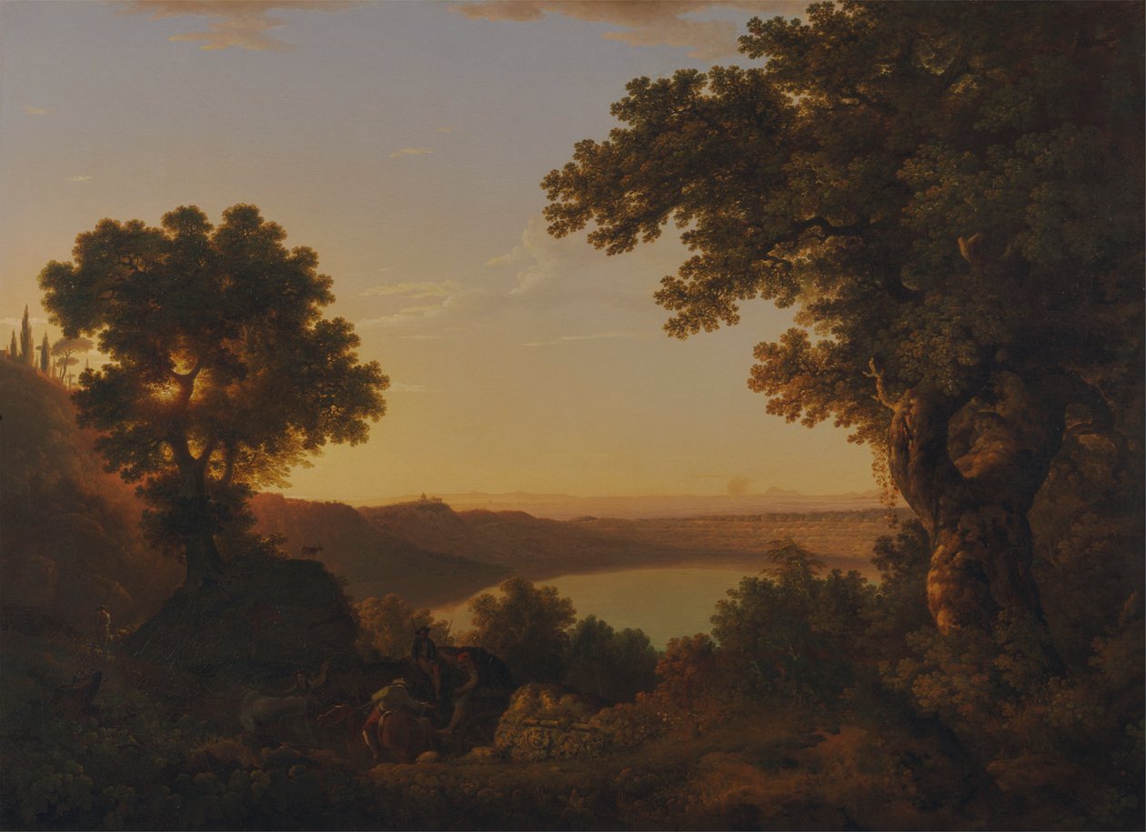 Jezioro Albano autorstwa Thomas Jones