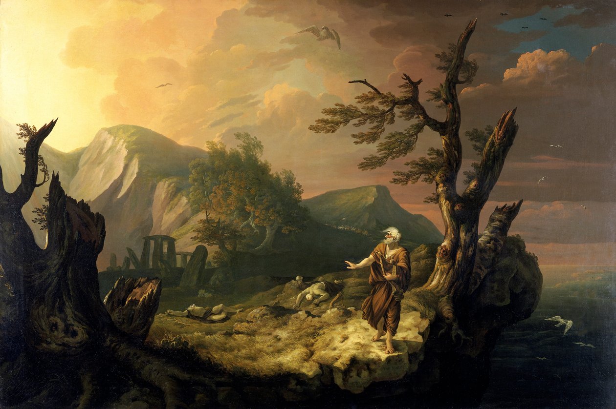 „Bard”, 1774 autorstwa Thomas Jones
