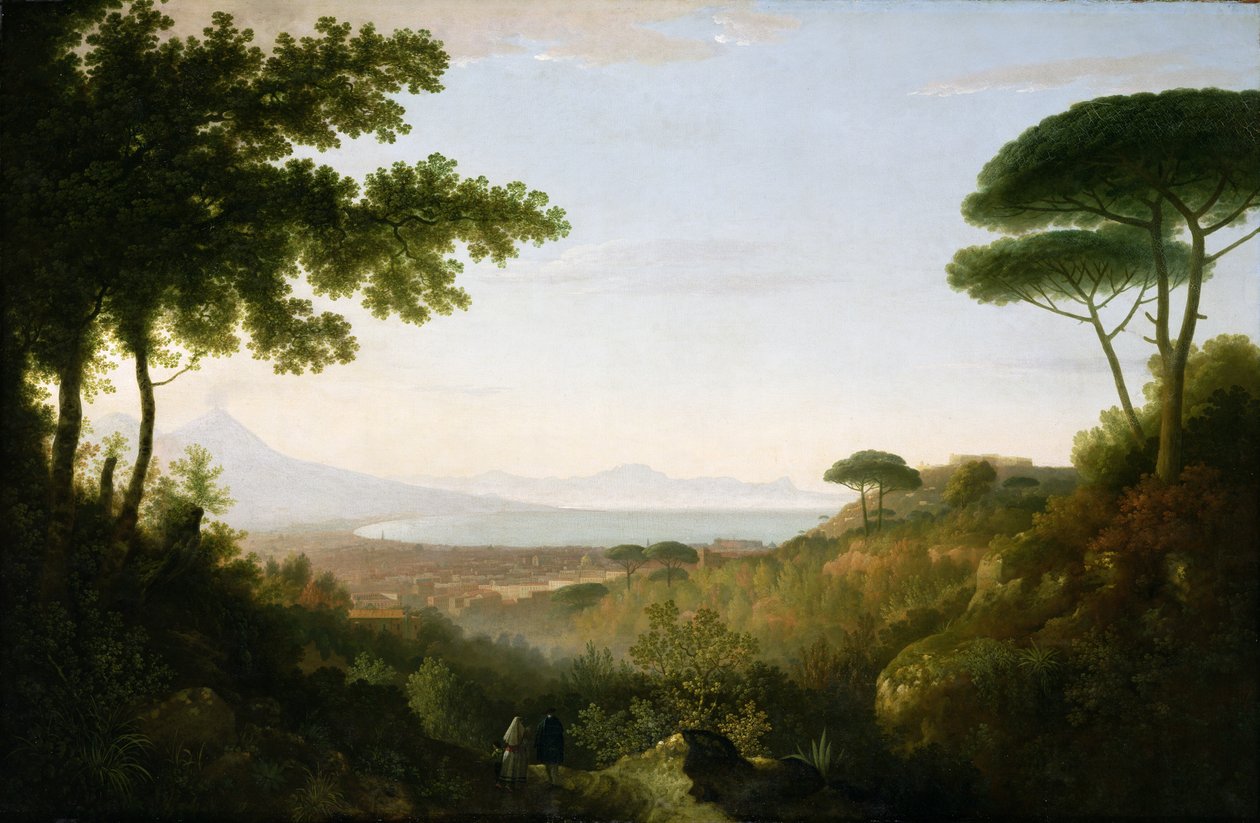 Zatoka Neapolitańska, ok. 1778 (olej na płótnie) autorstwa Thomas Jones