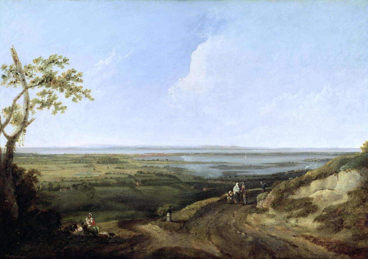 Widok na Portsmouth z Portsdown Hill autorstwa Thomas Jones