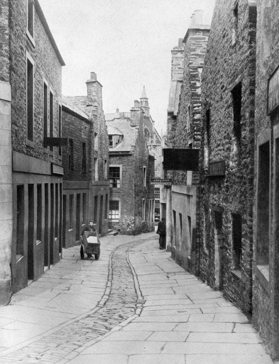 Ulica w Stromness, Orkady, Szkocja, 1924-1926 autorstwa Thomas Kent
